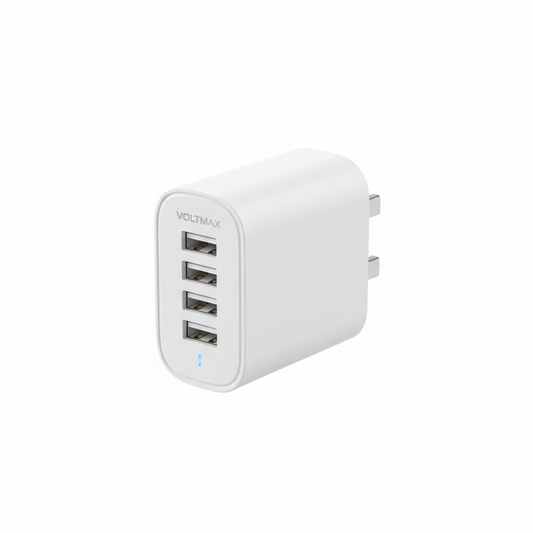 QuadCharge 4-Port USB Wall Charger