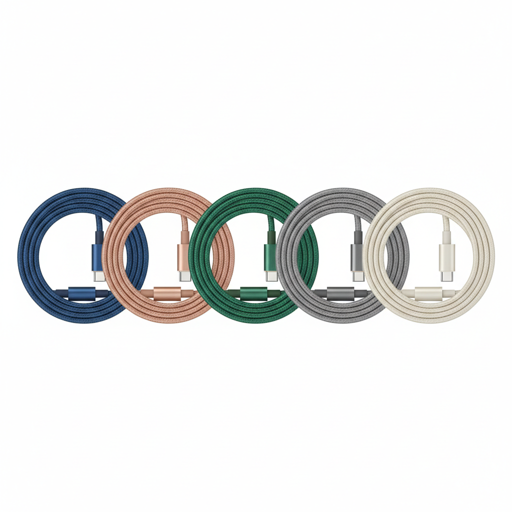 FlexBraid USB-C Charging Cable Set 3-Pack